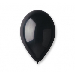 Balony metalizowane Czarne 30 cm 10 szt